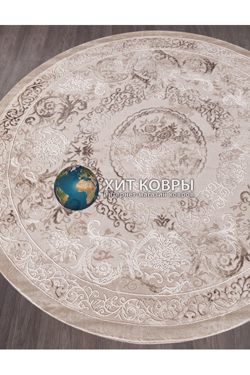 Турецкий ковер Armina 03701 Коричневый круг